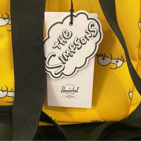 New Herschel Lisa Simpson (The Simpsons) Mini Backpack – Yellow - Picture 8 of 12